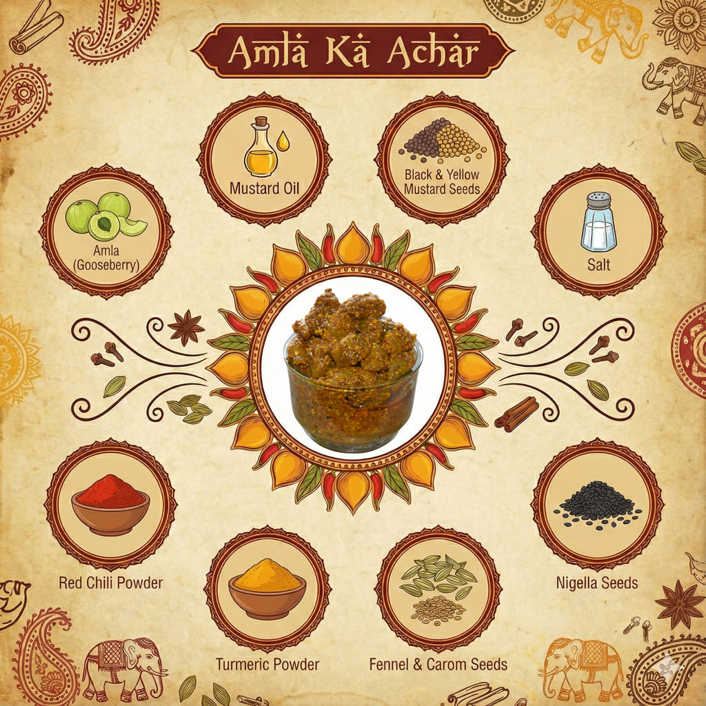 Amla Ka Achar | Amla Pickle | Homemade
