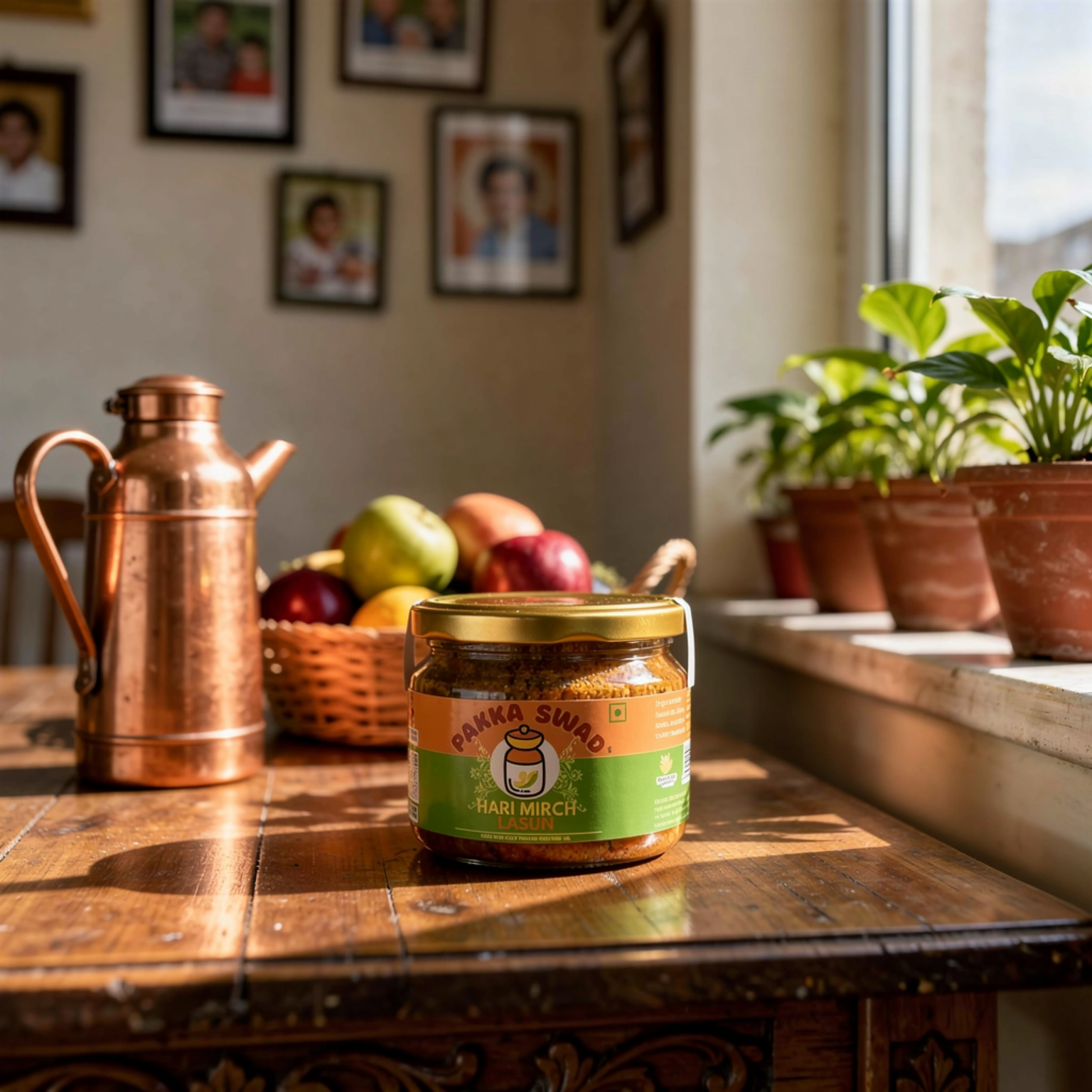 Garlic Green Chili Pickle | Hari Mirch Lahsun Achar