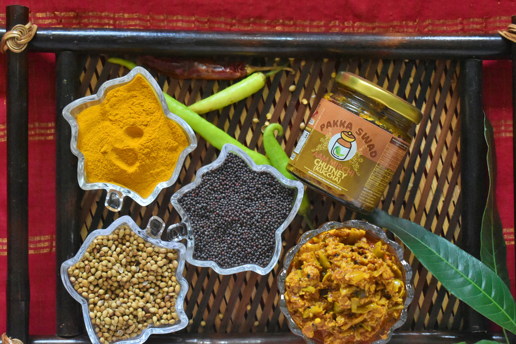 Aam Mirchi Chutney (Kuchha)
