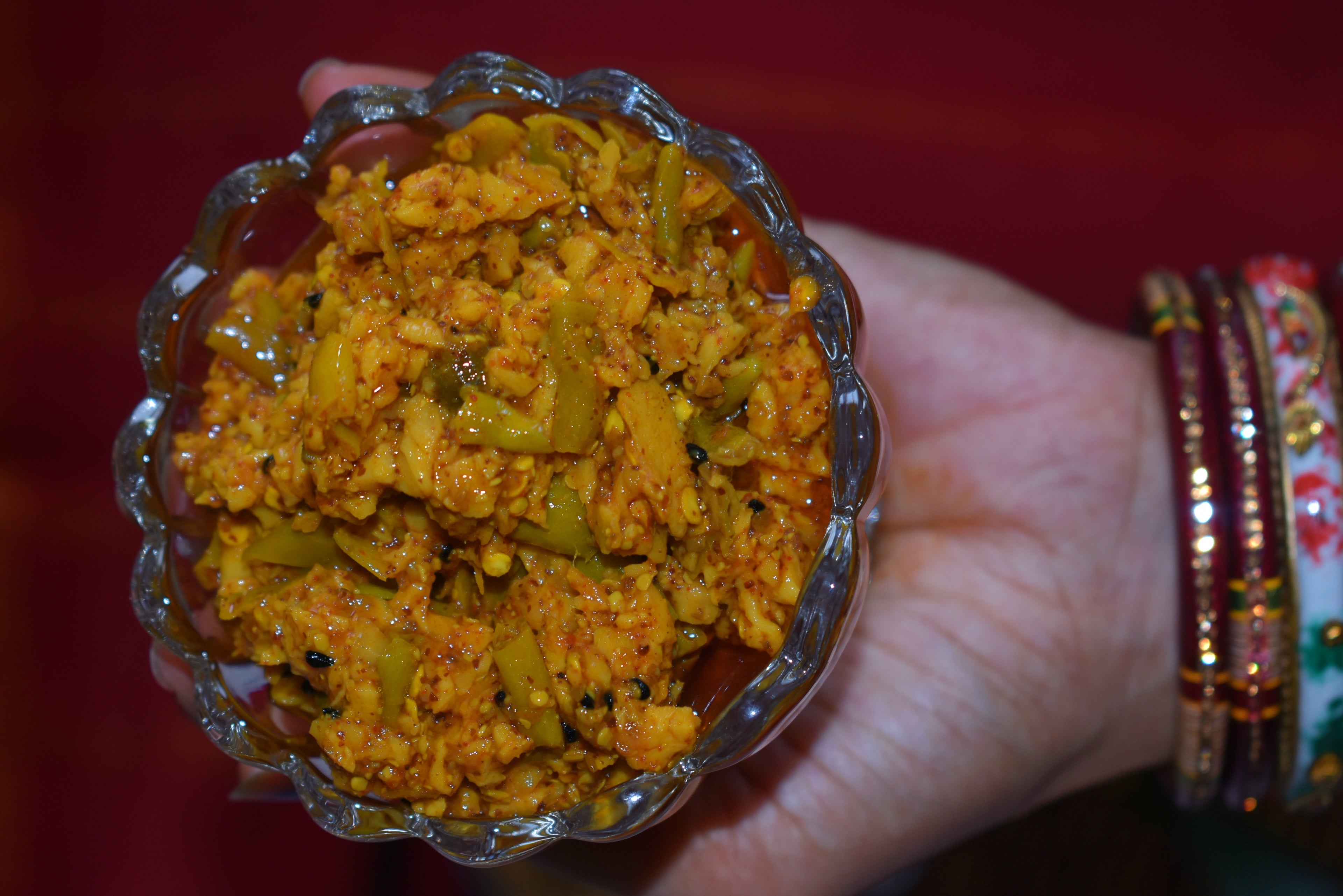 Aam Mirchi Chutney (Kuchha)