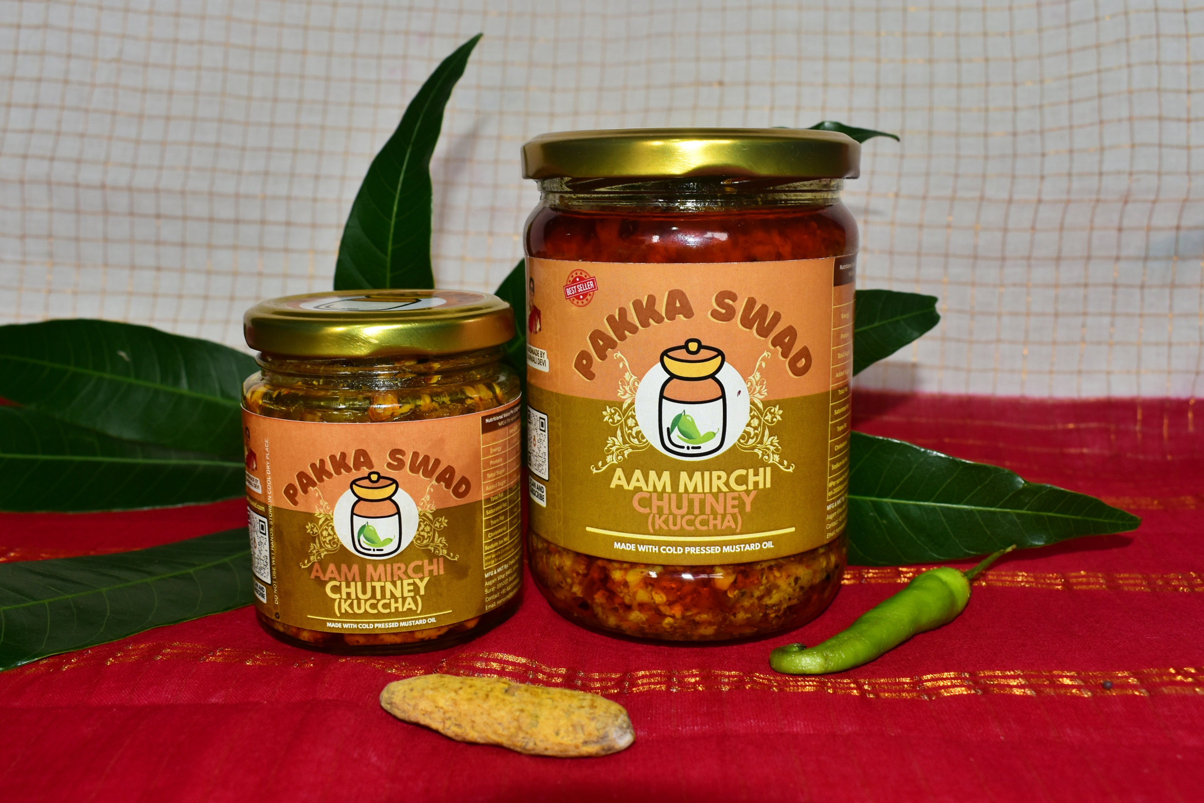 Aam Mirchi Chutney (Kuchha)