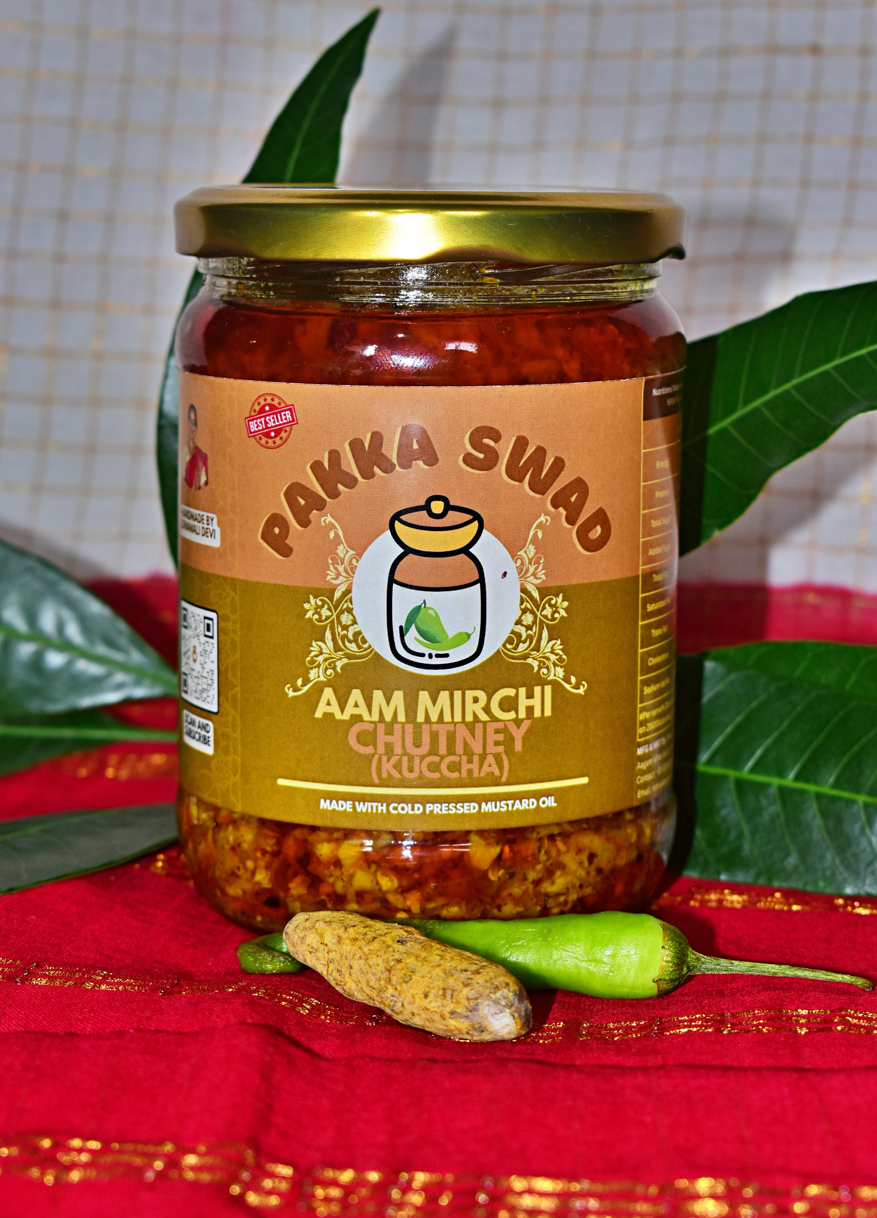 Aam Mirchi Chutney (Kuchha)